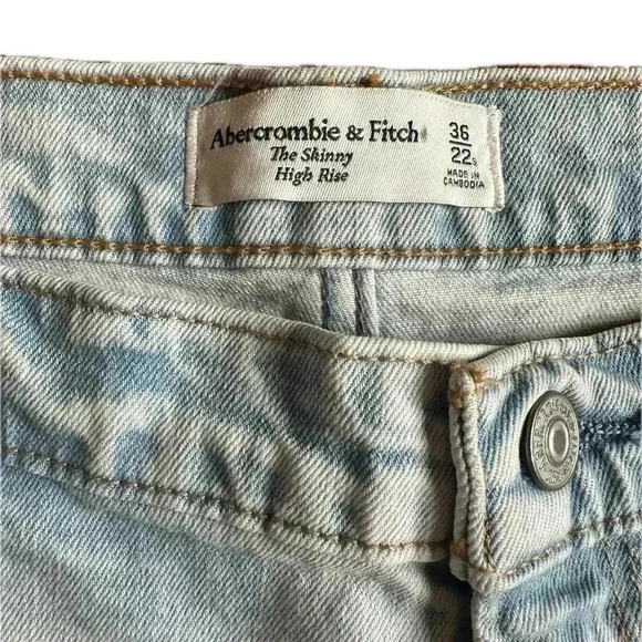 Abercrombie & Fitch The Skinny Highrise Size 36/22 - Picture 5 of 6
